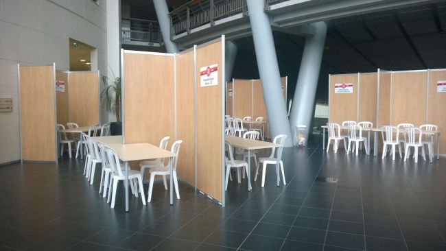 Création de stand pour un Forum des métiers a Rouen